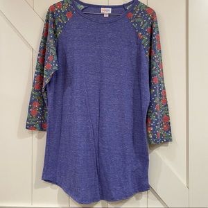 LuLaRoe Randy Shirt Weathered Look